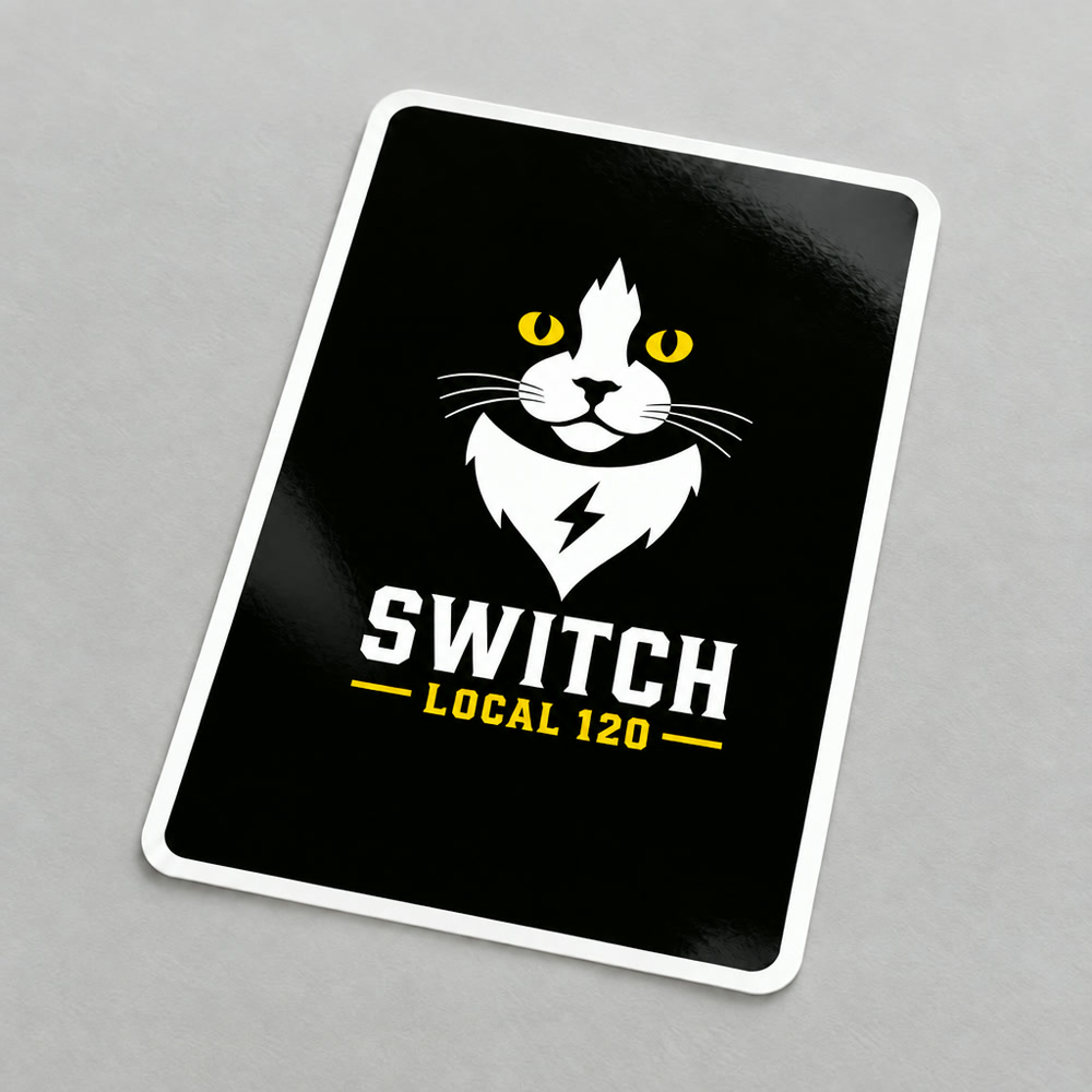 Switch Local 120 iron-on DTF transfer
